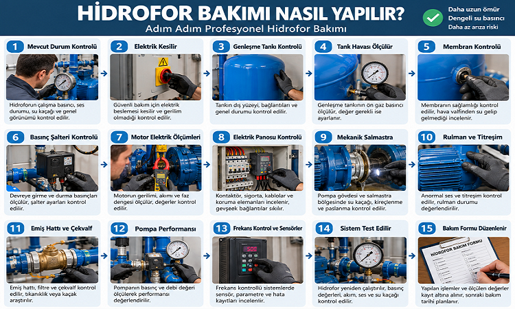 Hidrofor Bakımı Nasıl Yapılır